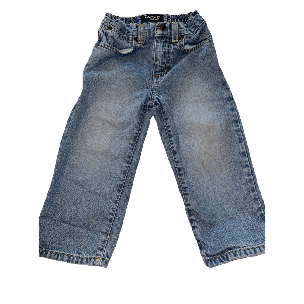 Ralph Lauren Polo Jeans Baby 2T Blue Toddler Casual Denim Unisex Preppy